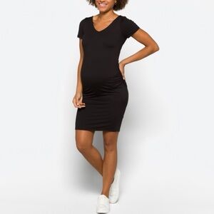 FULL MOON Sophy Maternity Back Detail Knit Dress